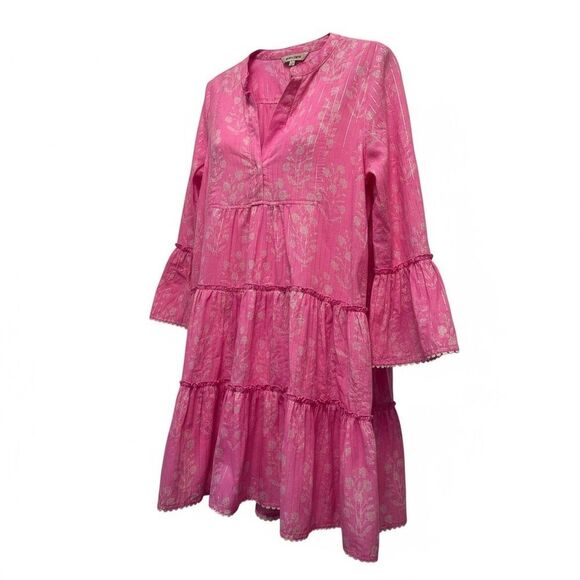 Juliet Dunn Floral Tiered Ruffled Minidress - Picture 2 of 11